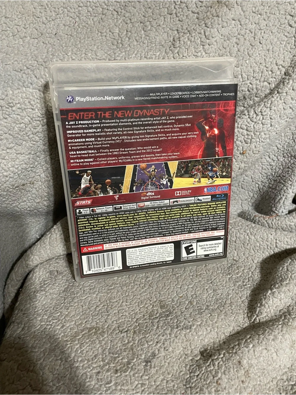 NBA 2K13 PS3 Video Game - Red Cover